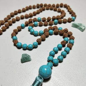 Rudraksha Turquoise Stone
