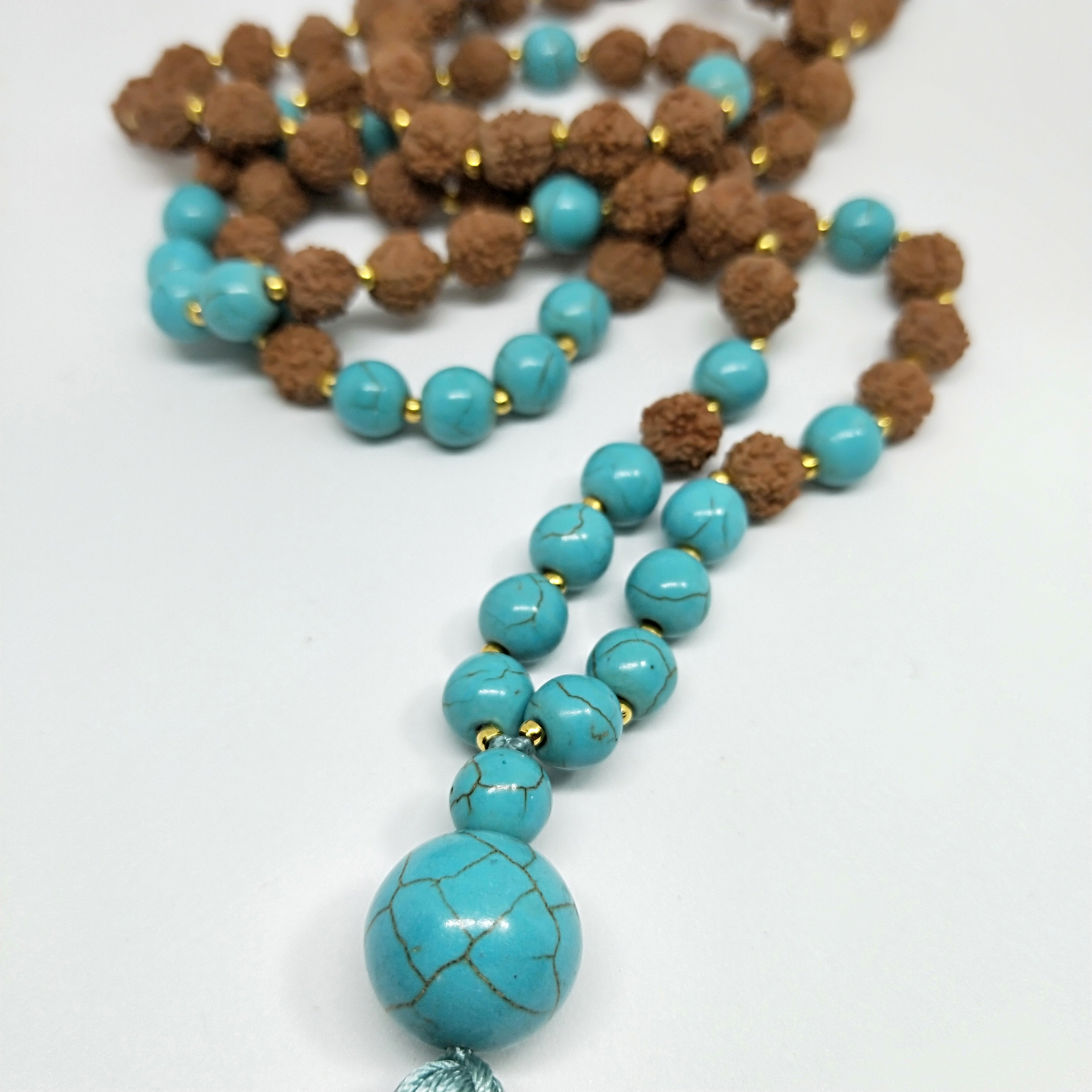 Rudraksha Turquoise Stone